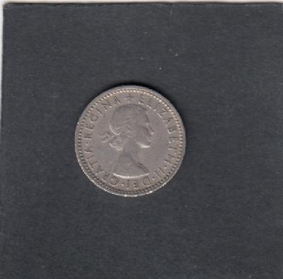 Beschrijving: 6 Pence  ELIZABETH II  